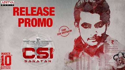 CSI Sanatan Release Promo Aadi Sai Kumar Misha Narang Sivashankar