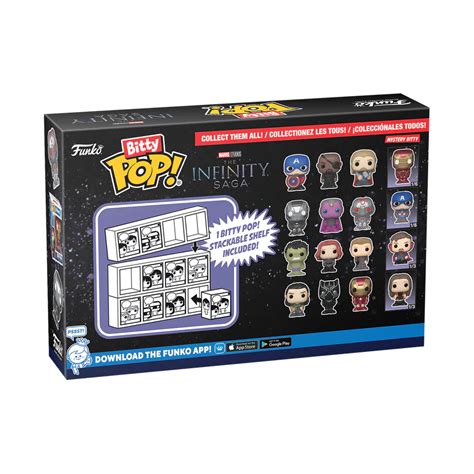 Bitty PoP! Marvel Infinity Saga War Machine 4-Pack Action Figure | Poptopia