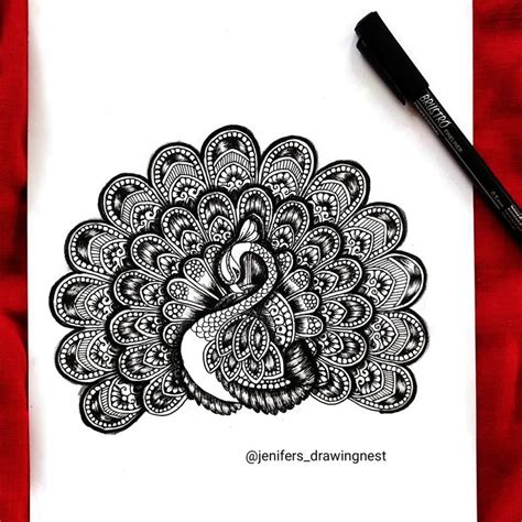 Peacock Mandala Art Peacock Doodle Art Mandala Art Mandala Artwork Mandala Art Therapy