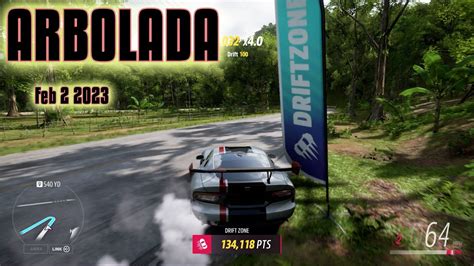 Forza Horizon 5 Arbolada Drift Zone Weekly Challenge How To Feb 2