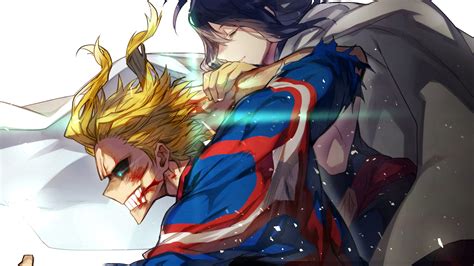 All Might Vs Nana Shimura My Hero Academia 4k Ultra Hd Wallpaper