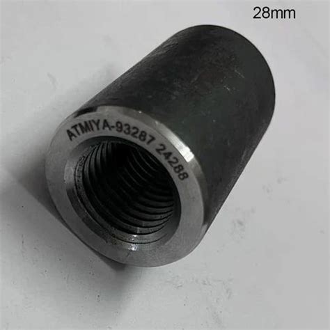 Mild Steel Mm Parallel Threaded Rebar Coupler For Construction At Rs