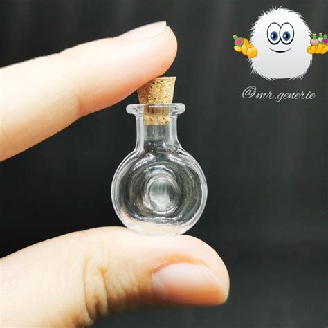 Jual Mr Generie Ml Donut Glass Bottle Botol Kaca Tutup Gabus Kayu