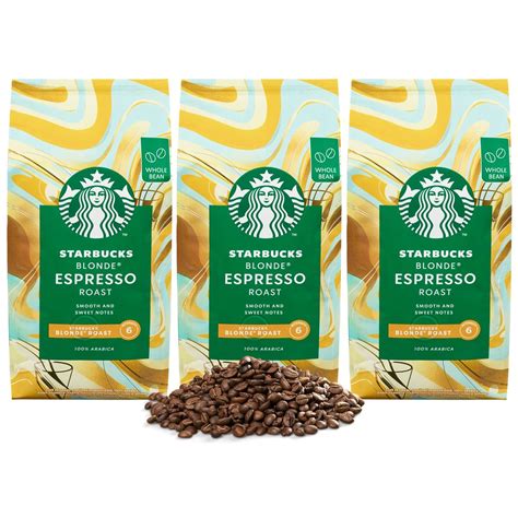 Starbucks Blonde Espresso Roast Kawa Ziarnista Jasno Palona X G