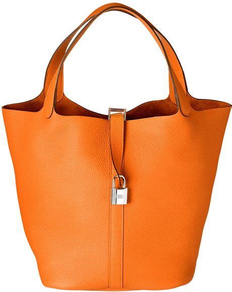 Hermès Picotin Lock Bag in Orange | Lyst