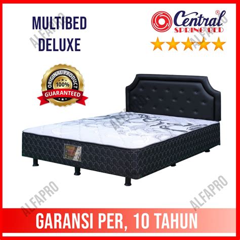 Jual Kasur Springbed Central Multibed Deluxe 120 X 200 Full Set Murah