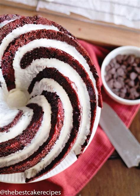 Red Velvet Bundt Cake Easy Semi Homemade Cake Recipe With Glaze