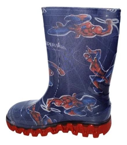 Bota Para Lluvia Marvel Hombre Spiderman Araña