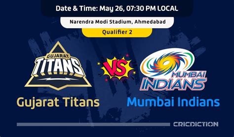 LIVE Who Will Win Today S Match Prediction IPL Qualifier 2 Gujarat