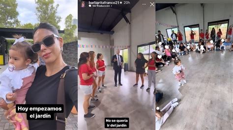 Así fue el primer día de clases de Sarah la hija de Barby Franco y