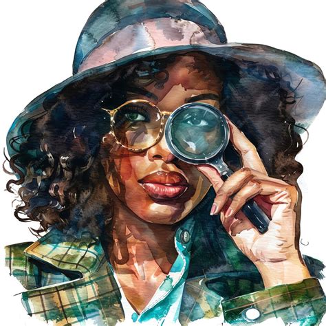 Private Investigator Illustration Premium Ai Generated Image