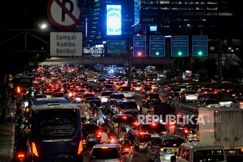 Indeks Kemacetan Jakarta Naik Ke Peringkat 29 Kota Di Dunia Republika