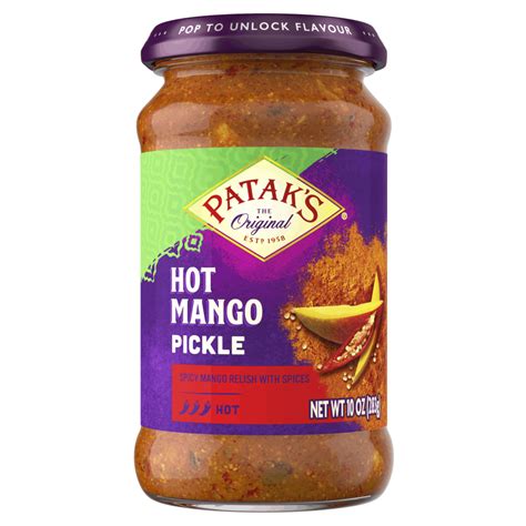 Hot Mango Pickle Pataks Usa