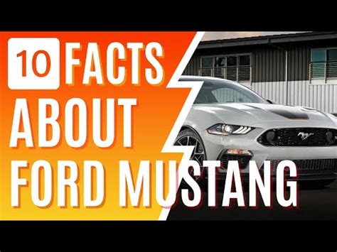 10 Interesting Facts About The Ford Mustang You May Not Know YouTube