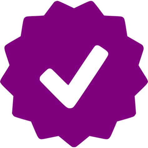 Purple Approval Icon Free Purple Check Mark Icons