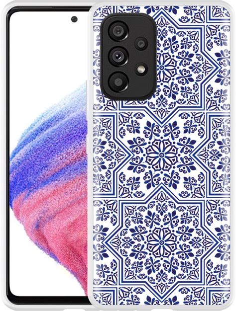 Cazy Hoesje Geschikt Voor Samsung Galaxy A Delfts Blauw Ii Bol