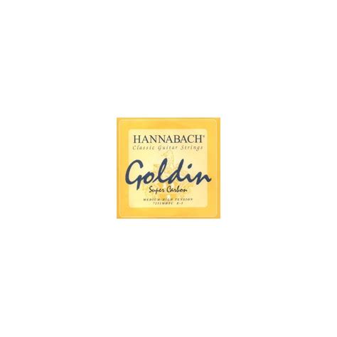 Cuerda Clasica HANNABACH GOLDIN 7255 MHT 5ª Super Carbon Media Fuerte