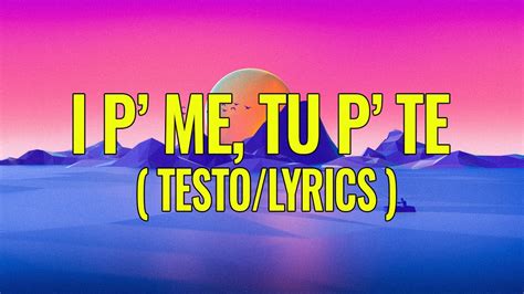 Geolier I P ME TU P TE Testo Lyrics YouTube