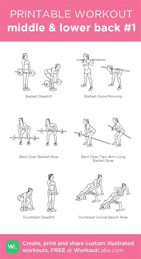 Custom Pdf Workout Builder With Exercise Illustrations Workout Plan