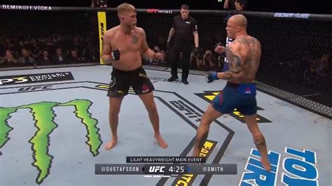 Anthony Smith Vs Alexander Gustafsson Full Fight Video Highlights UFC