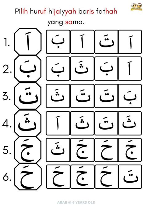 Huruf Hijaiyah Baris Atas Huruf Hijaiyah Berbaris Fathah Pendidikan