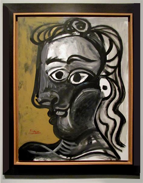 Pablo Picasso Head Of A Woman In Profile Jacqueline 197… Flickr