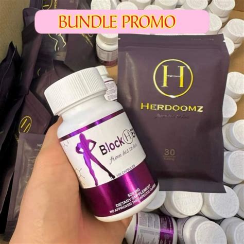 Blockher 100 Capsule Bundle Herdoomz 30 Capsule With Glutathione And