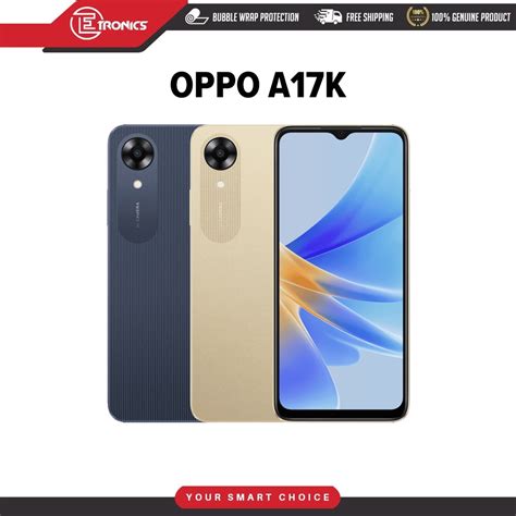 OPPO A17K 3GB RAM 64GB ROM IPX4 Water Resistance MTK Helio G35