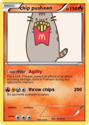 Pokémon Chip Pusheen Agility My Pokemon Card