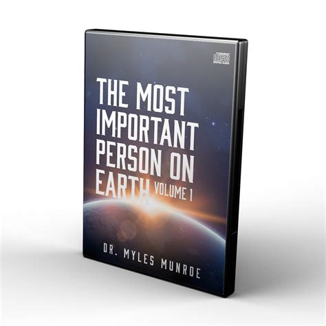 The Most Important Person On Earth Volume Cd Munroe Global