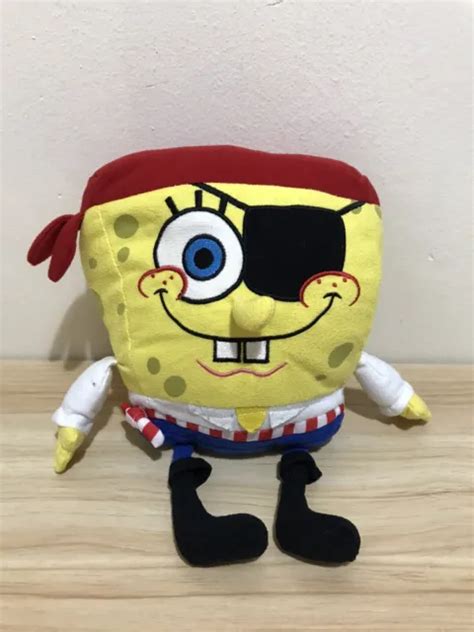 NICKELODEON SPONGEBOB SQUAREPANTS As Pirate Plush 12 Rare 2014 7 99