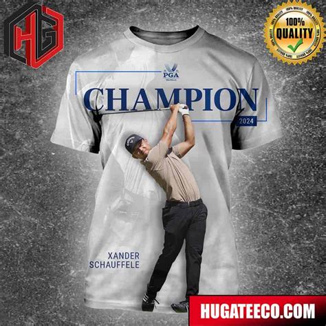 Official Golfer Xander Schauffele Champion Pga Championship All