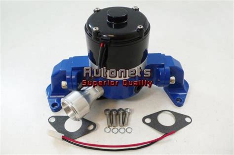 Sell Big Block Ford Aluminum Electric Water Pump Painted Blue High Flow