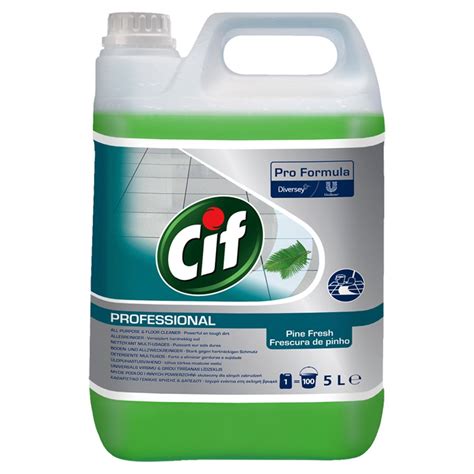 Cif Pro Formula Professional All Purpose And Floor Cleaner Pine Fresh 5l