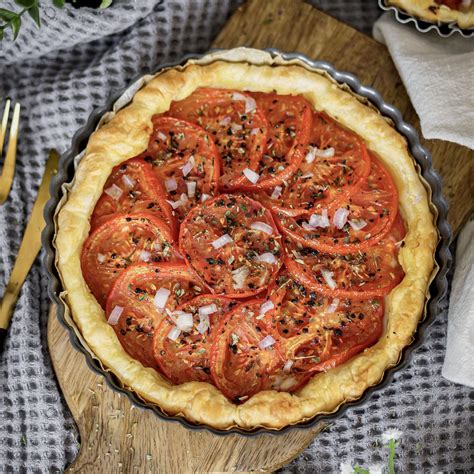 Tarte tomates moutarde herbes de Provence côté Pazapah Tarte tomate