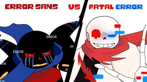 Fatal Error Vs Error Sans Youtube