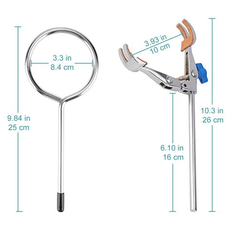 Buy Stonylab Pressure Equalizing Funnel And Lab Stand Set Bundle