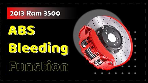 How To Use ABS Bleeding Function On SDS 2013 Ram 3500 YouTube