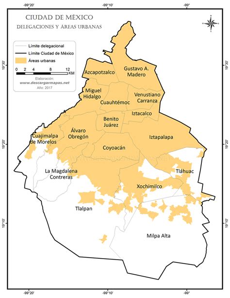 Mapa De Las Alcaldias Ouiluv