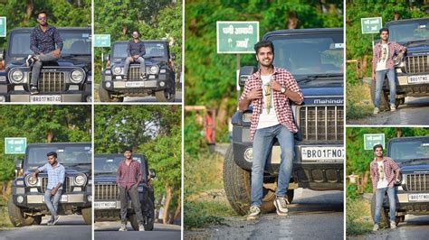 Photoshoot Poses On Mahindra Thar🔥 At Useless Location 🔥 Nikon 5300d Aniket Kushwaha Youtube