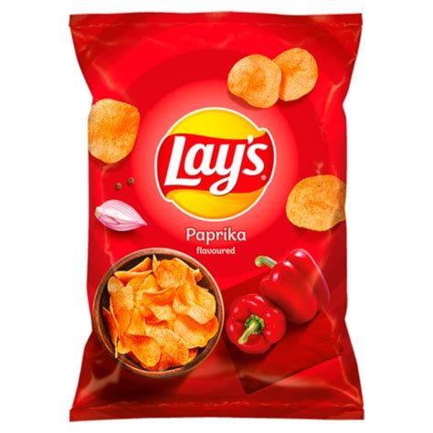 Lay S Lays Paprika Chipsy Ziemniaczane Paprykowe 40g 14464837350