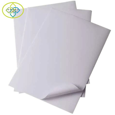 Blank Self Adhesive Pp Synthetic Paper A4 A3 Size Sticker Label Sheet