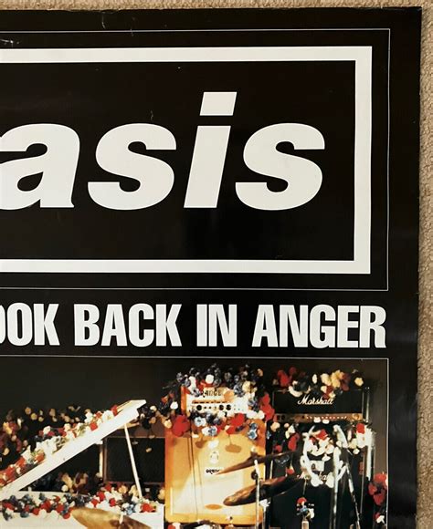 Oasis Don’t Look Back In Anger 96 Poster 51 X 76cm Brian Cannon Microdot Archive Ebay