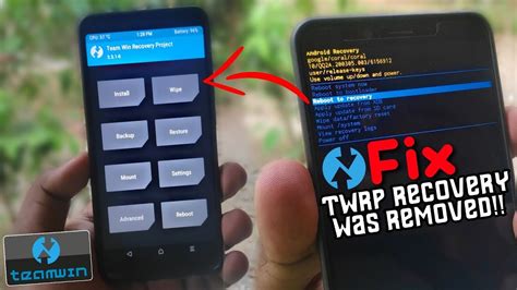 Fix After Install Custom Rom Twrp Recovery Was Removed Install Twrp