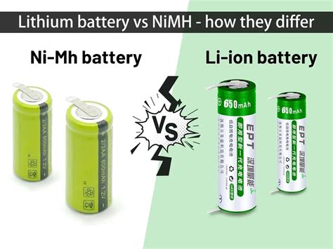 Piles Au Lithium Ou Nimh Leurs Diff Rences Huntkey Grevault