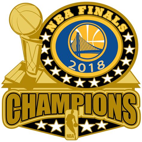 Golden State Warriors 2018 NBA Finals Champions Trophy Pin