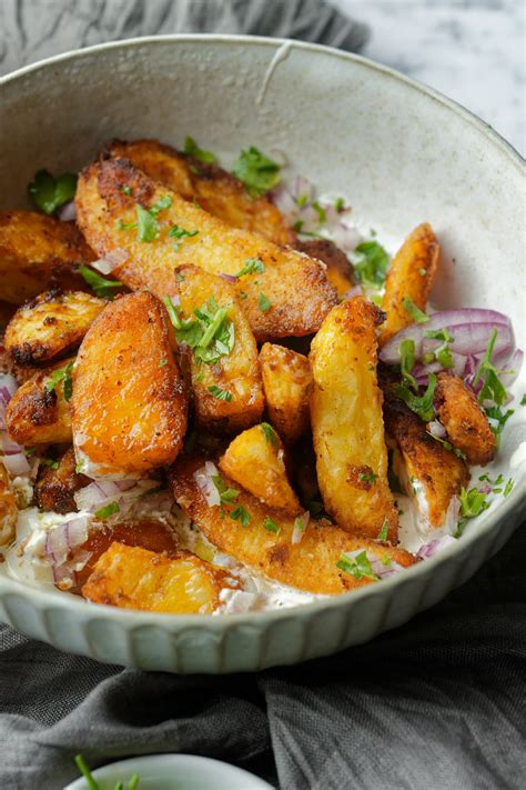 Crispy Roasted Potatoes With Whipped Feta Miss Molly Makes