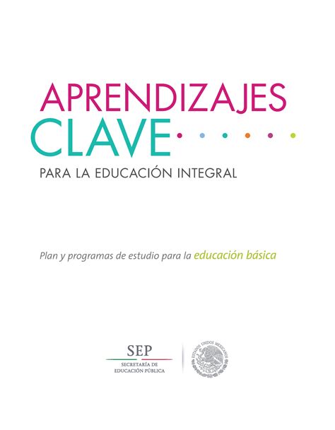 Iv El Curriculo De La Educacion Basica Plan Y Programas De Estudio