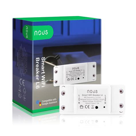 Nous L Wifi Smart Switch Breaker Tuya For Smart Home Nous Technology