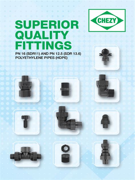 Chezy Product Catalogue 123 Pdf Pipe Fluid Conveyance Polyethylene